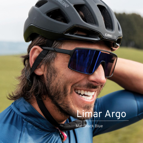 Limar Argo Bisiklet Gözlüğü Matt Black Blue