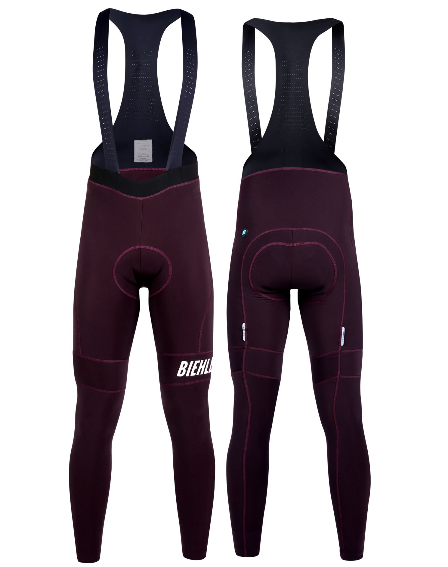 Thermal Rain Bib Tights Dark Berry