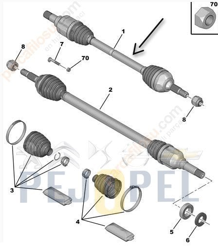 AKS KOMPLE SOL BİPPER NEMO 1.4HDİ