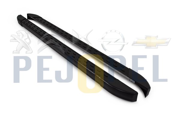 Peugeot Rifter - Partner - Berlingo Yan Basamak Siyah Alınlı - Siyah Şeritli - 960334.12