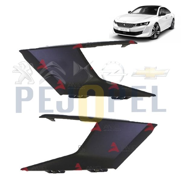 Peugeot 508 Ön tampon Çıtası Takım (Orjinal) 1637823080