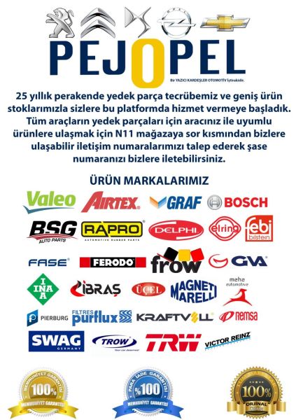 PEUGEOT & CITROEN & OPEL -- ÖN FREN DİSKİ TAKIMI -- PARTNER VU ( K9 ) / EXPERT 3 / 407 / 508 / 508 ( R8 ) / 3008 ( P84 ) / 308 ( T9 ) / 5008 ( P87E ) / C4 PC ( B78 ) / GRANDLAND X / COMBO E