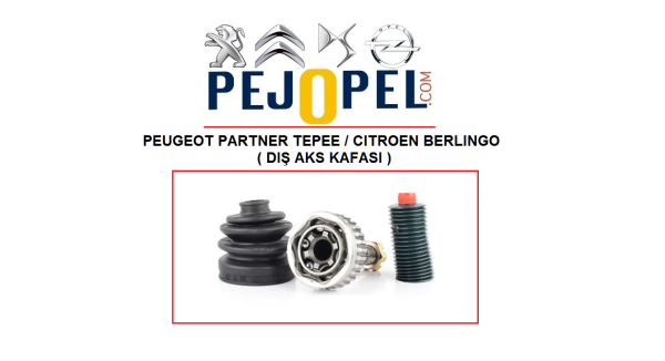 PEUGEOT PARTNER TEPEE AKS KAFASI ( DIŞ ) ABS'Lİ ( 48 DİŞ ) ( SAĞ veya SOL )