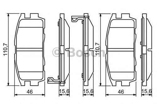 ARKA FREN BALATASI OPEL ANTARA-CHEVROLET CAPTIVA 2,0D-2,0 CDTI-3,2I V6 24V 06->