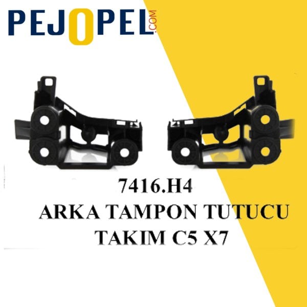 CITROEN C5 ( X7 ) 2008--> ARKA TAMPON BAĞLANTI AYAK TAKIM -- İÇ -- STOP ALTI -- ﻿7416.H4 7416H4