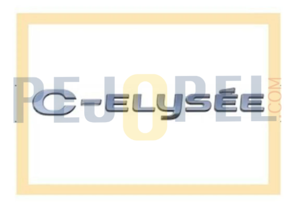 Citroen C -elysee Bagaj Kaput Yazısı 9678485180