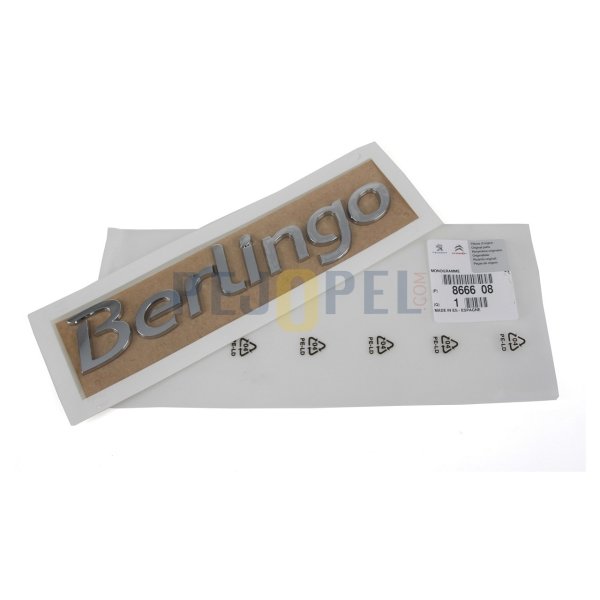 Arka  Yazı Citroen Berlingo Berlingo - YAZI 8666.08