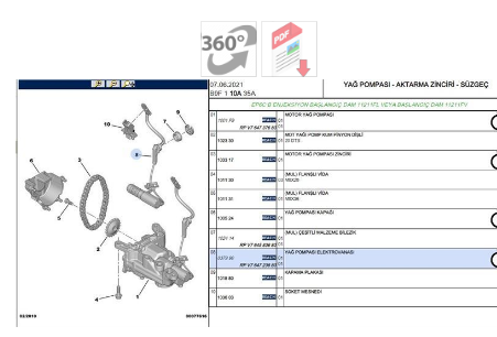 PEUGEOT & CITROEN & MINI & BMW -- YAĞ POMPASI ELEKTROVANASI SELONOİD VALFİ -- 1.6 16V BENZİNLİ THP MOTOR