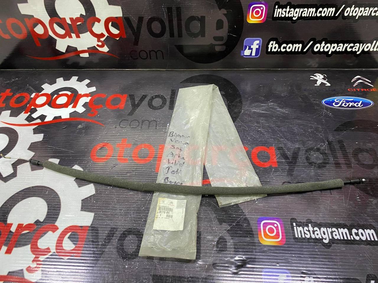 Bipper Sağ Arka Kapı Kilit Teli Orjinal