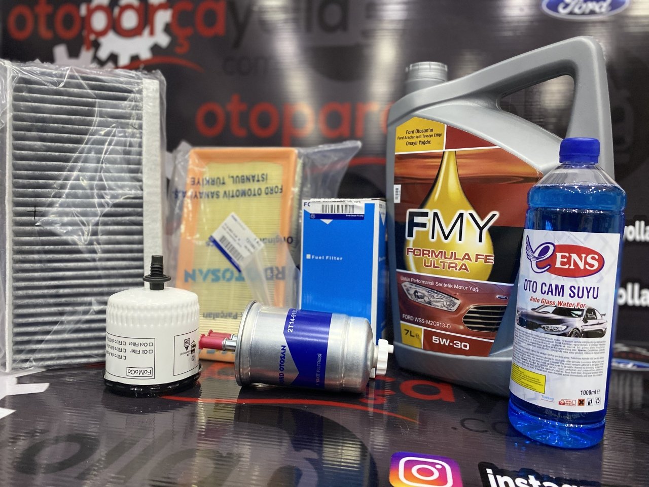 Connect Komple Yağ Bakım Seti 5w30 7 Litre Fmy Motor Yağı