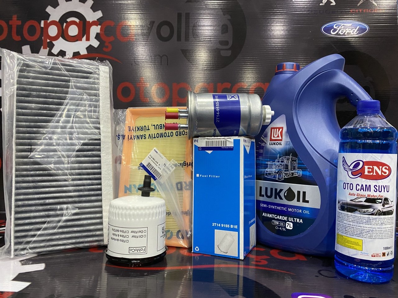 Connect 90ps 110ps Komple Yağ Bakım Seti 10w30 7 Litre Lukoil Motor Yağı