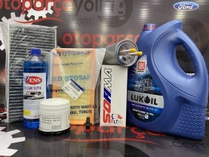 Connect 75ps Komple Yağ Bakım Seti 10w30 7 Litre Lukoil Motor Yağı