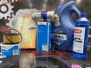 Transit V184 Komple Yağ Bakım Seti 10w30 7 Litre Lukoil Motor Yağı