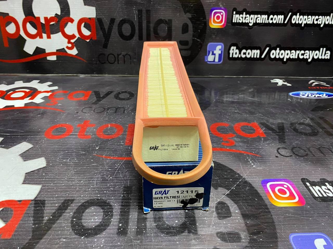 3008 Hava Filtresi Yerli 1.4 1.6 Benzin 16 Valf Vti Ep6 Motor 1444XG