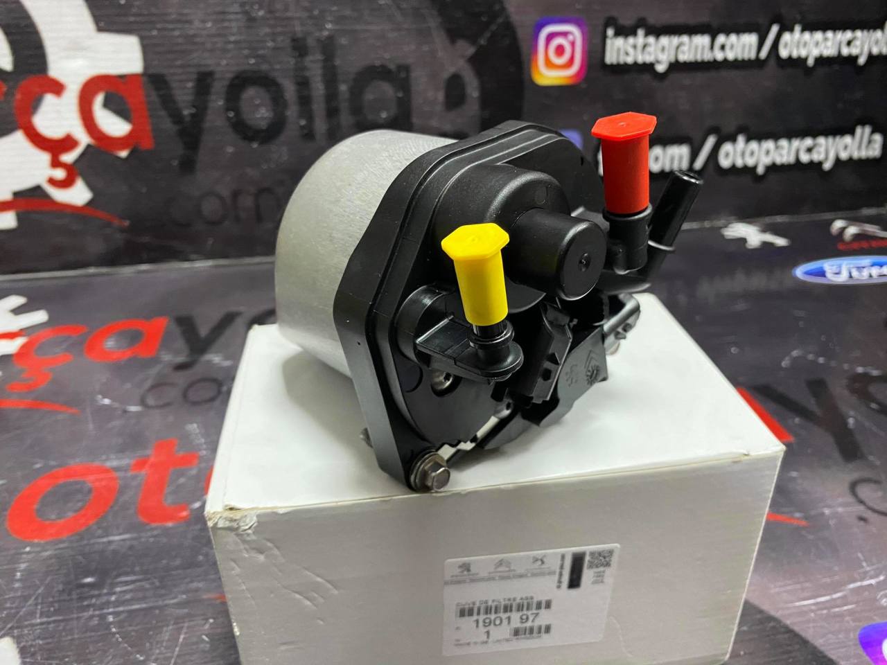 207 1.6 Euro5 Dizel Mazot Filtresi Komple Orjinal