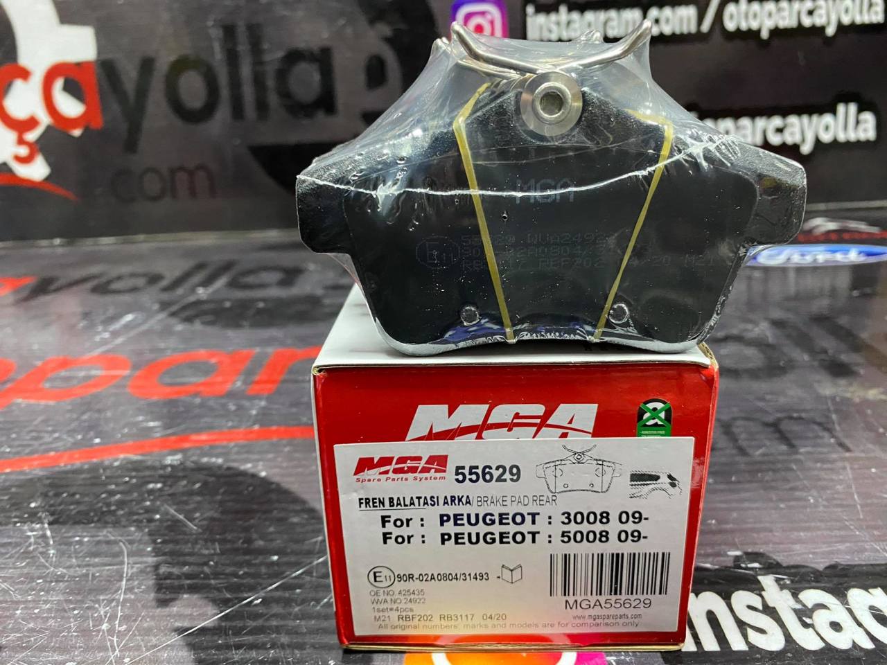 5008 Arka Fren Balatası Takım
