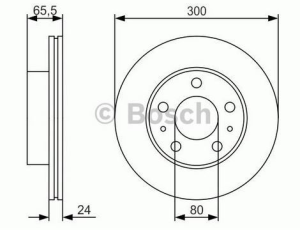 Boxer 16 Jant Ön Disk Adet Bosch Marka