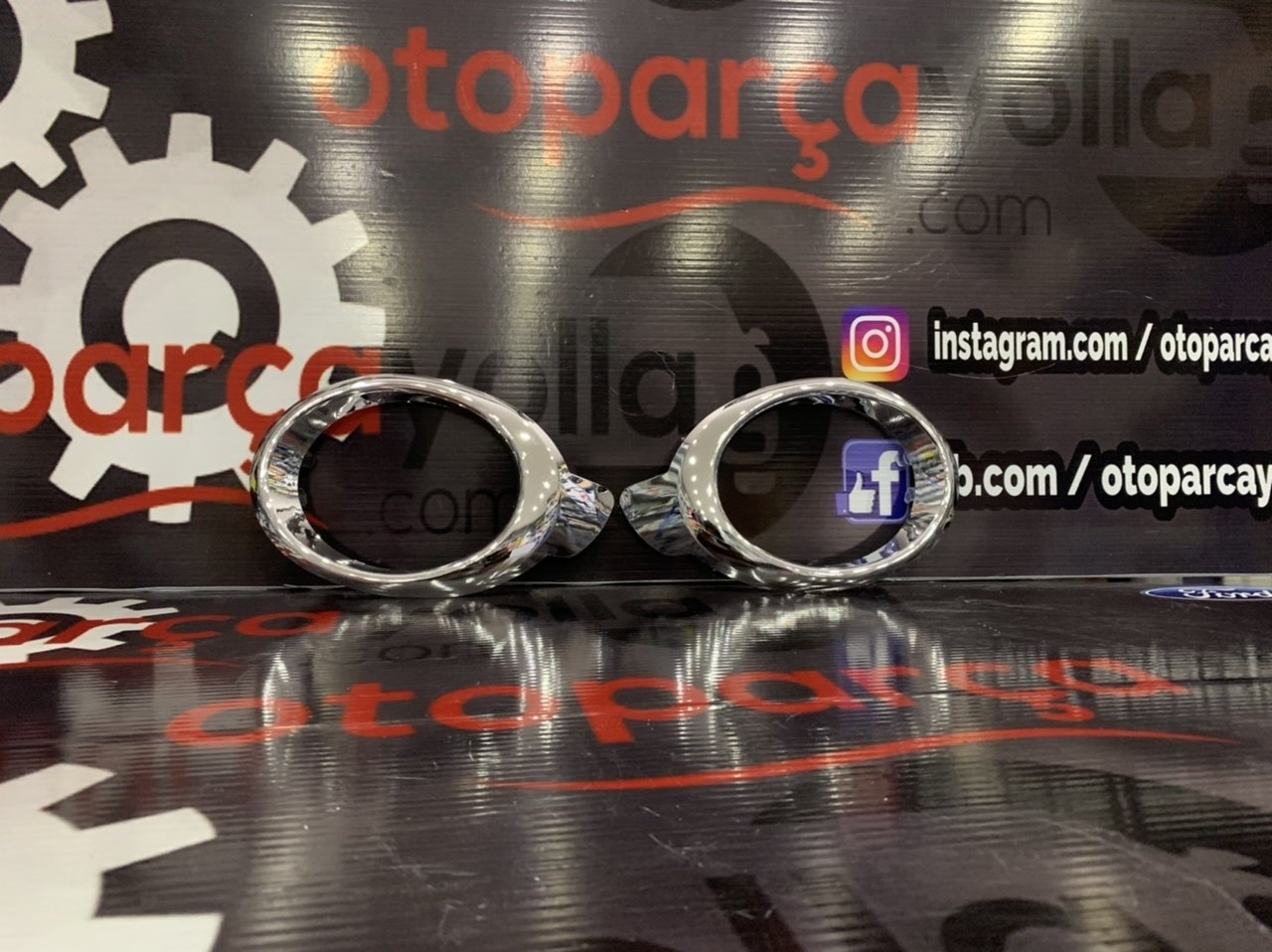 Peugeot Partner Sis Far Çerçevesi Kromaj İthal