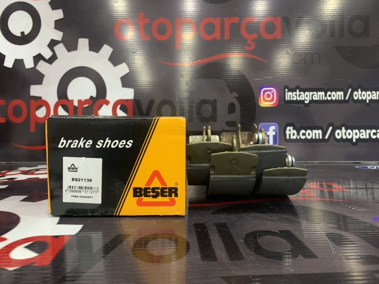 Ford Connect Arka Pabuçlu Balata Beşer