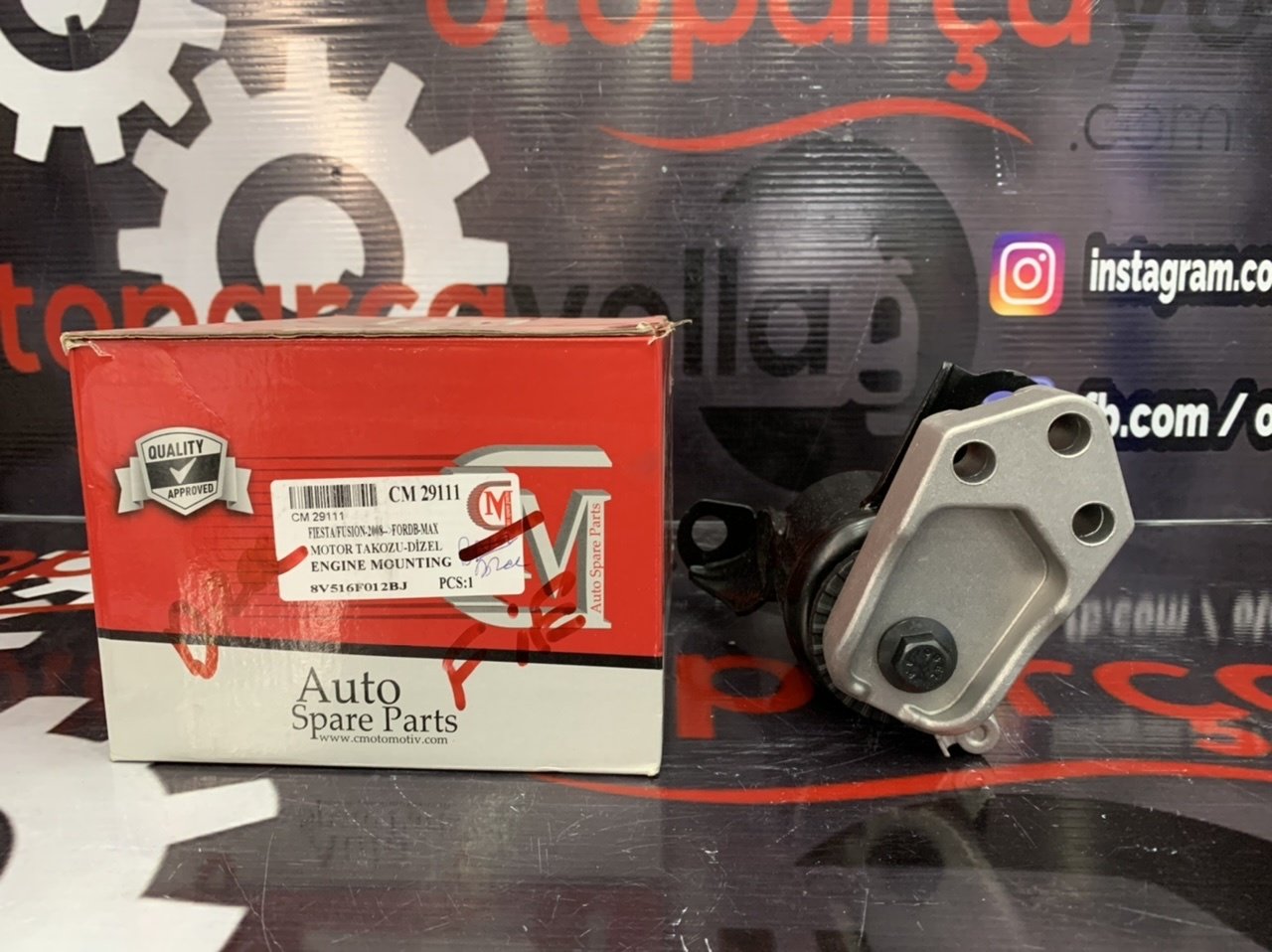 Ford Fiesta 2009-2015 1.4 hdi Motor Takozu İthal