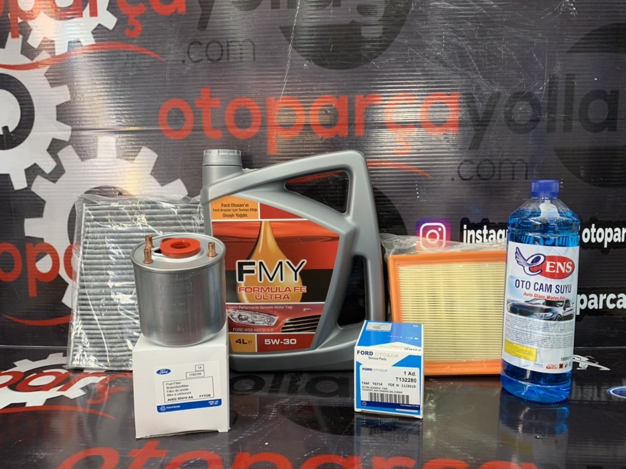 Ford Fiesta Euro5 Dizel Yağ Bakım Seti