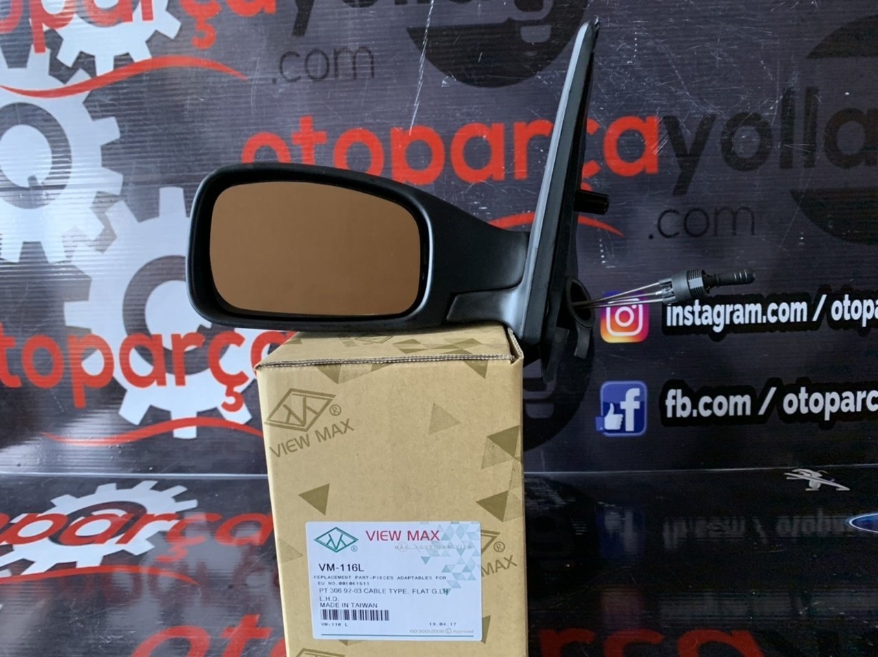 Peugeot 306 Sol Dikiz Aynası Manuel