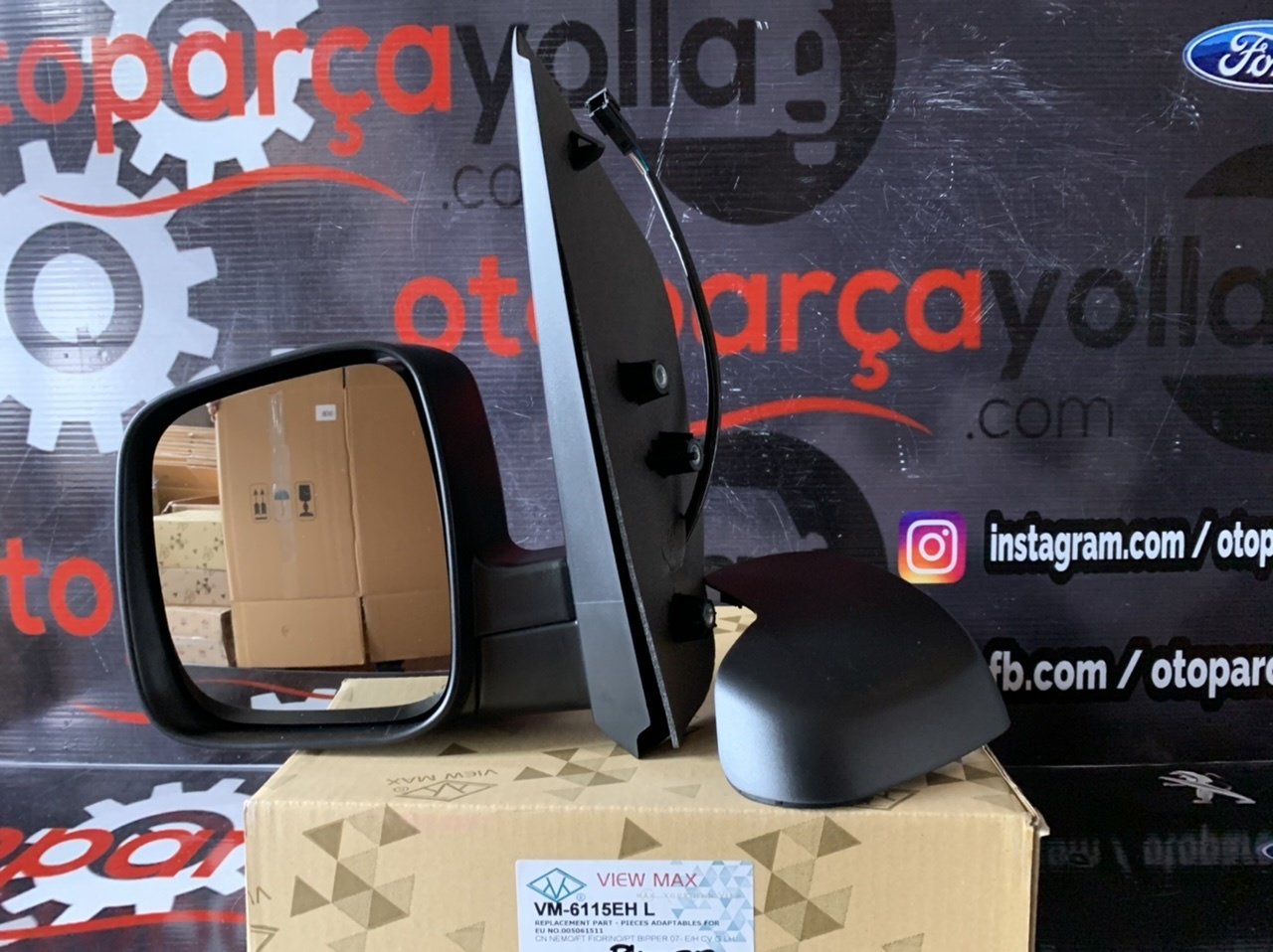 Citroen Nemo Sol Dikiz Aynası Elektrikli