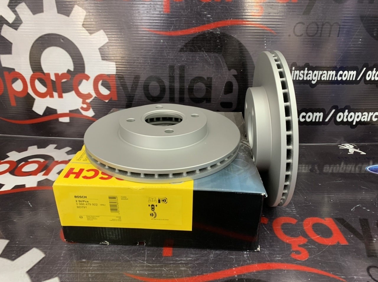 Ford Fiesta 2002--Sonrası Ön Disk Bosch