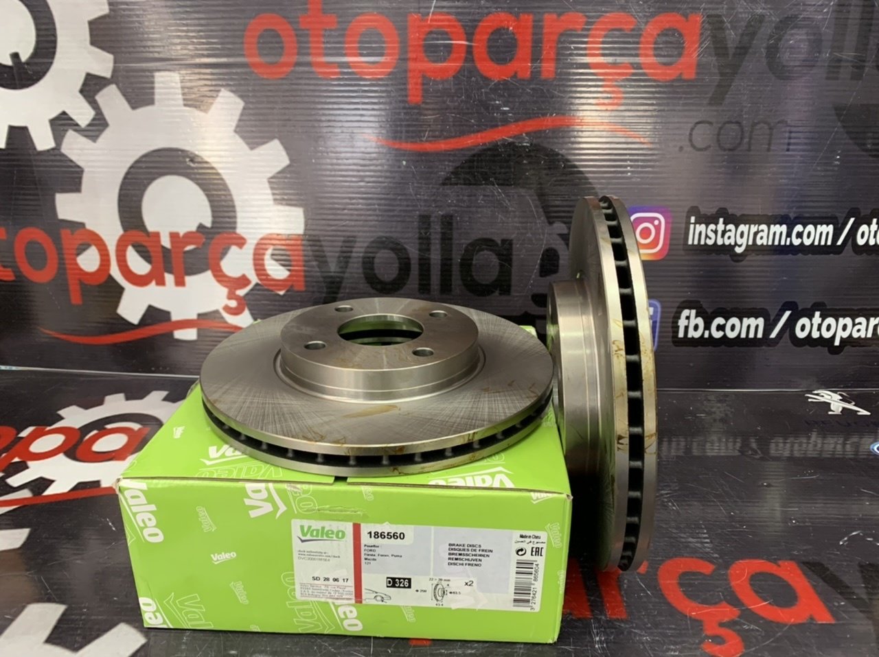 Ford Fiesta 2002--Sonrası Ön Disk Valeo