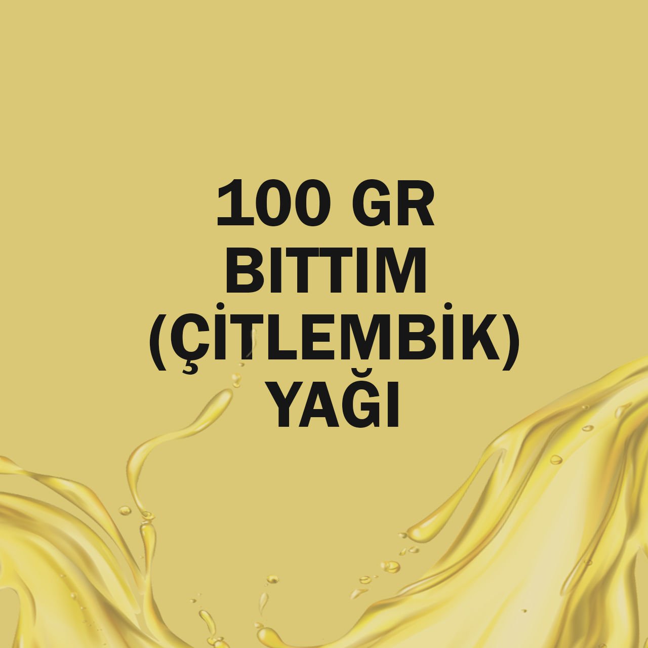 100 Ml Bıttım (Çitlembik) Yağı