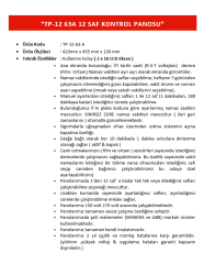 TP-12-63 WİFİ'Lİ KONTROL PANOSU