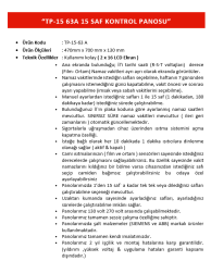 TP-15-125 WİFİ'Lİ KONTROL PANOSU