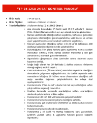 TP-24-125 WİFİ'Lİ KONTROL PANOSU