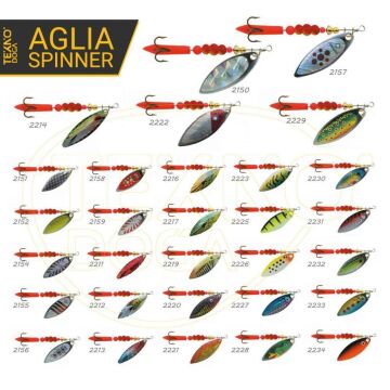 TAMSET Aglia Spinner 4g No2 Long Kaşık Turna Alabalık Kaşığı