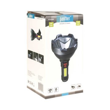 Panther 800 Lümen LED El Feneri USB Şarjlı PT-6104