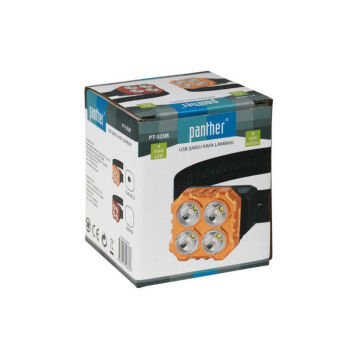 Panther USB Şarjlı LED Kafa Lambası PT-5208