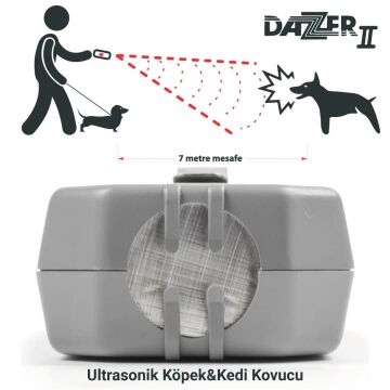 Dazer II Ultrasonik Köpek Kedi Kovucu Cihaz
