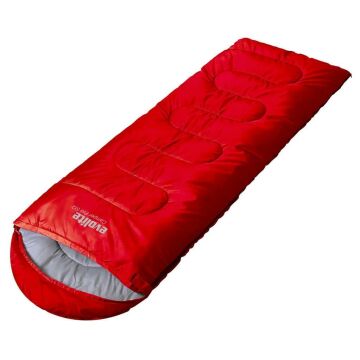 Evolite Camper Pro SQ 0C Kare Tipi Uyku Tulumu Kırmızı Sağ