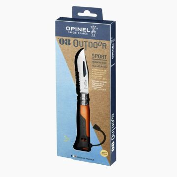 Opinel Inox 8 No Outdoor Kamp Çakısı Turuncu