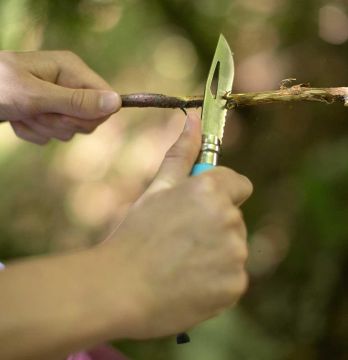 Opinel Inox 8 No Outdoor Kamp Çakısı Mavi