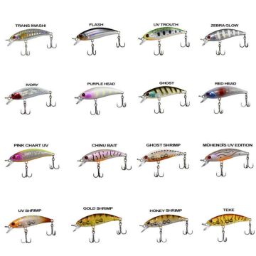 Ryuji Baby Minnow 5cm 4.5g Slow Sinking Suni Yem