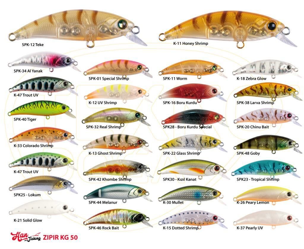 HanFish Zıpır KG 5cm 4.5g Suni Yem