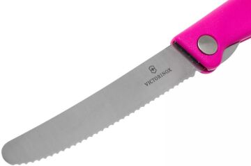 Victorinox 11cm Katlanabilir Domates Bıçağı Pembe 6.7836.F5B