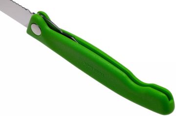Victorinox 11cm Katlanabilir Domates Bıçağı Yeşil 6.7836.F4B
