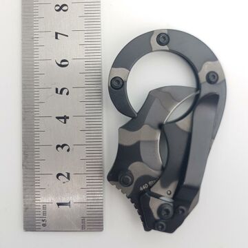 TDTX 10cm Mini Karambit Bıçak Kamuflaj Avcı Kamp Bıçağı