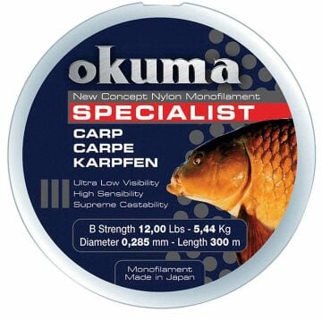 Okuma Carp 300m 0,28mm Sazan Misinası