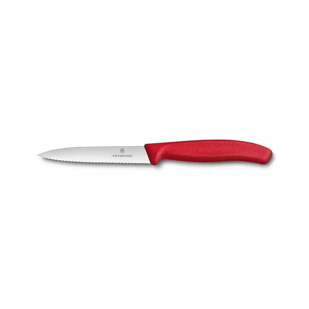 Victorinox SwissClassic 10cm Soyma Bıçağı Kırmızı 6.7731