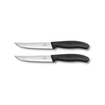 Victorinox 12cm Düz Biftek Bıçağı 2'li Siyah 6.7903.12B