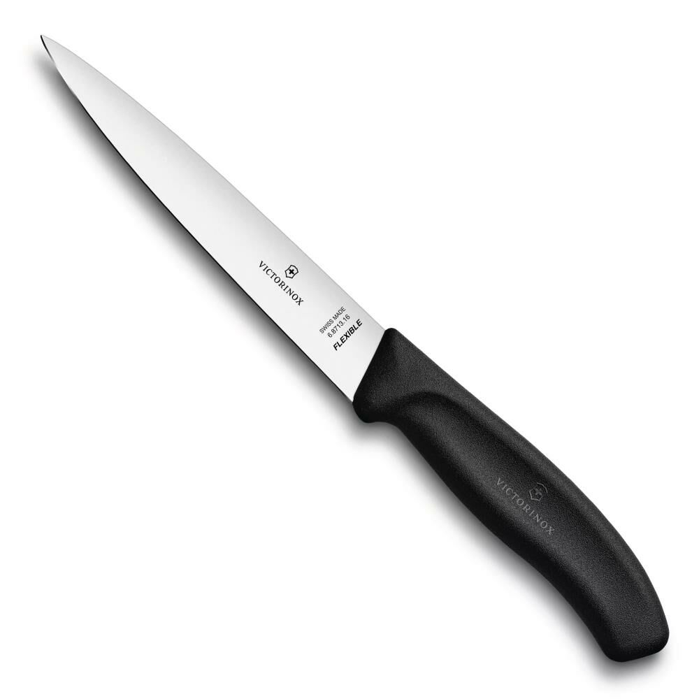 Victorinox SwissClassic 16cm Fileto Bıçağı Siyah 6.8713.16B