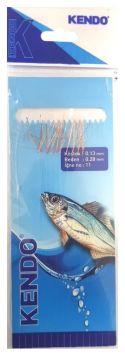 KENDO Kıyı İstavrit Çaparisi 15 İğneli 0,13/0,28mm Çapari No:11